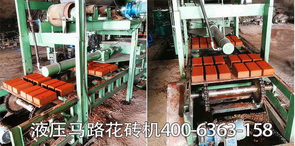 馬路花磚機(jī)客戶現(xiàn)場(chǎng)